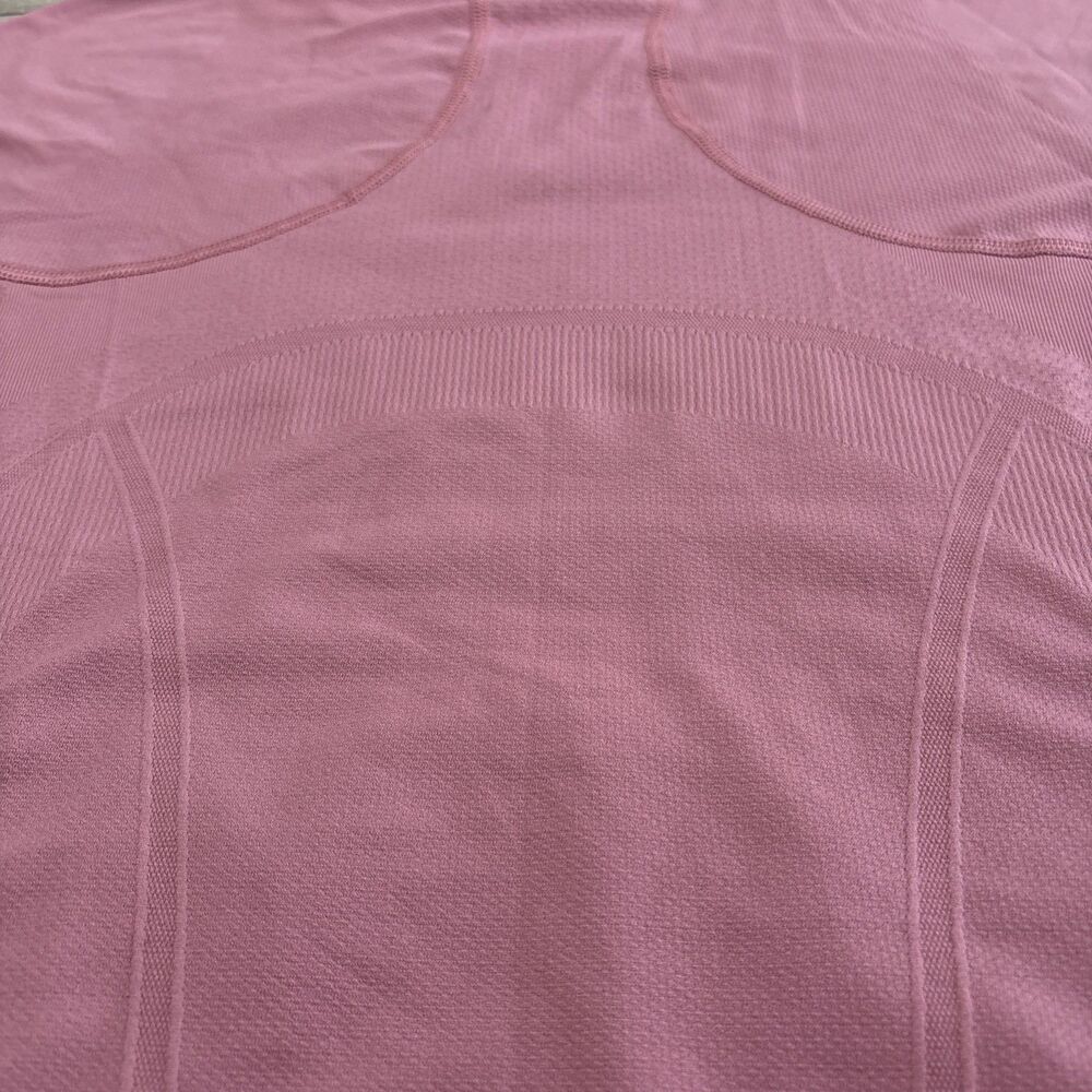 Athleta Pink Momentum Tee Women's Size M Dusty Rose Athleisure Active T Shirt - Picture 10 of 14